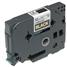 Brother P-Touch 1/2" Standard Laminated - Gold on Black - 26.2 ft